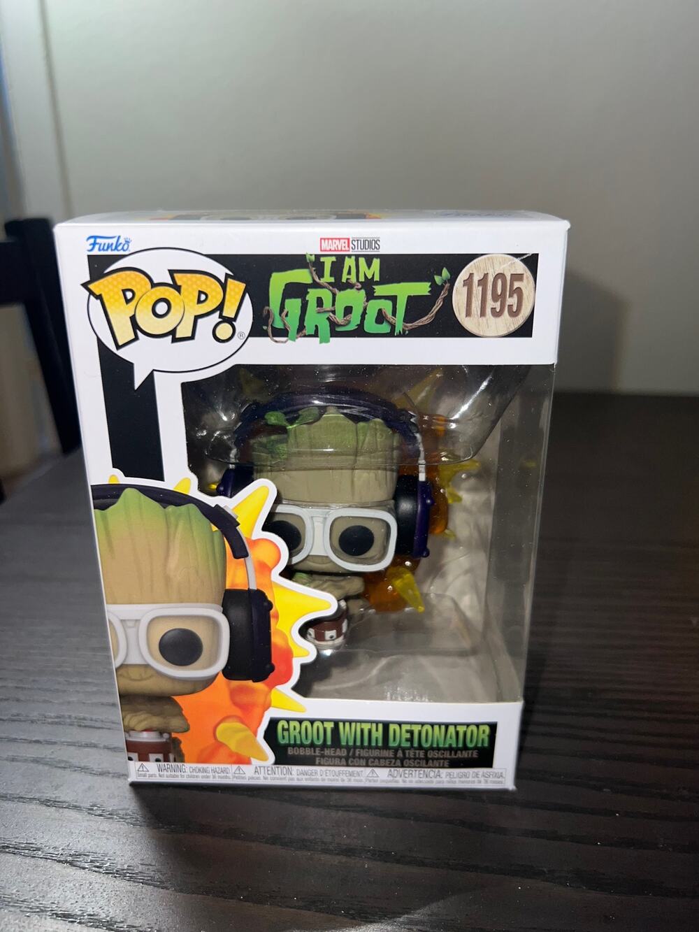Groot w/ Detonator Funko Pop Bobblehead #1195 Marvel MCU Guardians Galaxy Disney